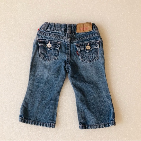 3/$20 Levi’s Jean Little Infants Girls 12 Months - Picture 7 of 9